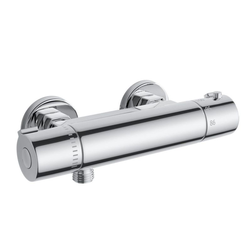 Grifo Termostático de Ducha FUGO RV 10 cm Cromo