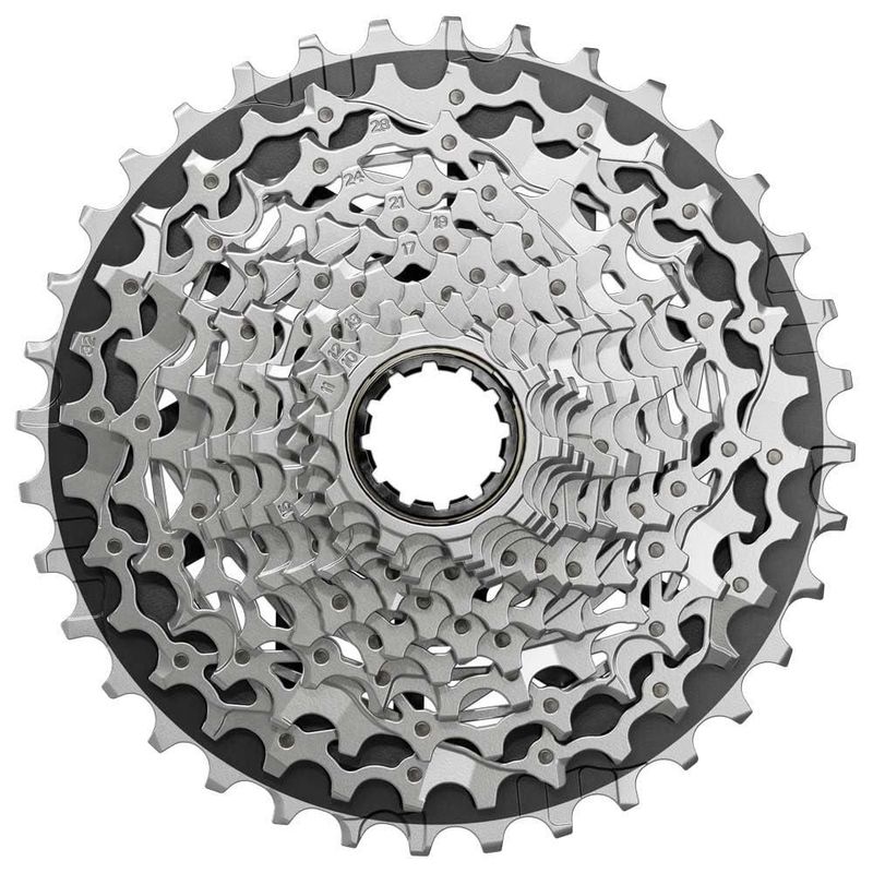 Cassette SRAM Force XG-1270 12 velocidades 10-36T Plata