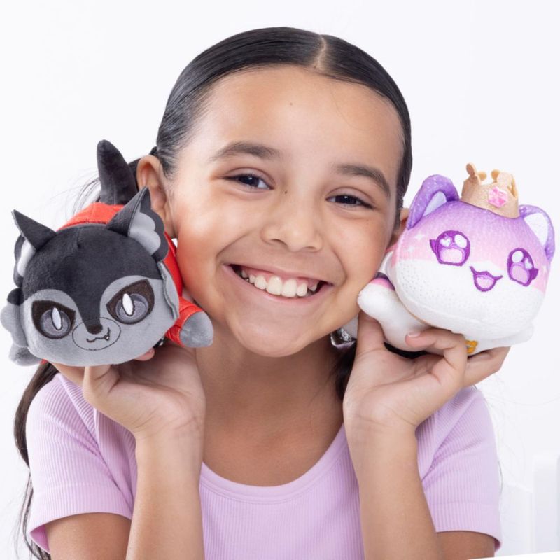 Producto oficial de la serie 6 de peluche Aphmau MeeMeow de 6 pulgadas