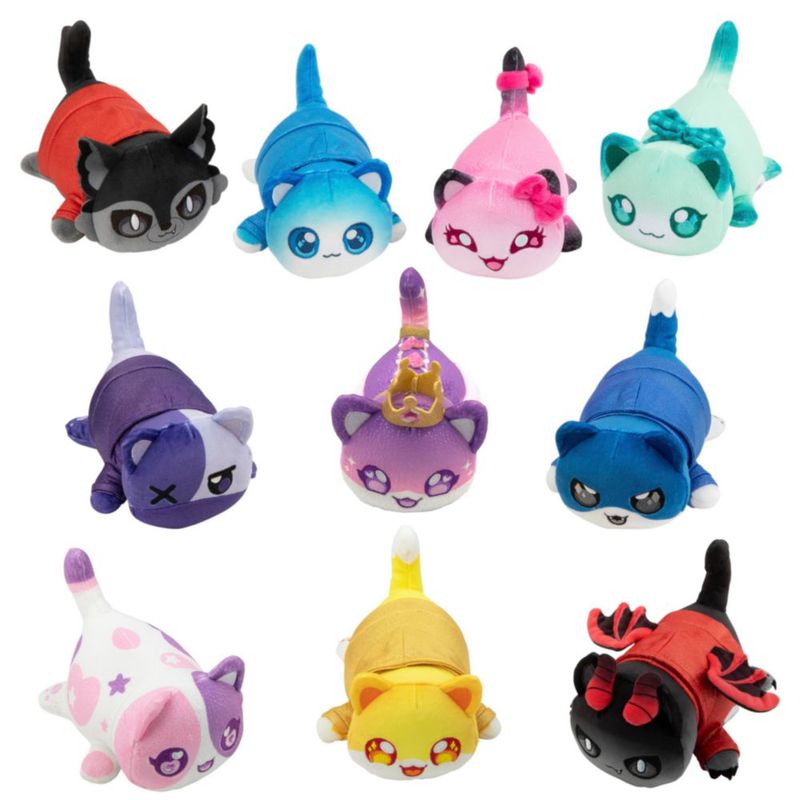 Producto oficial de la serie 6 de peluche Aphmau MeeMeow de 6 pulgadas