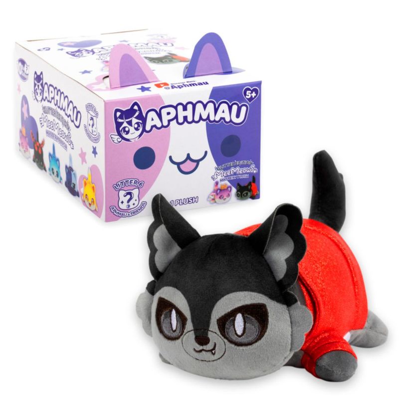 Producto oficial de la serie 6 de peluche Aphmau MeeMeow de 6 pulgadas