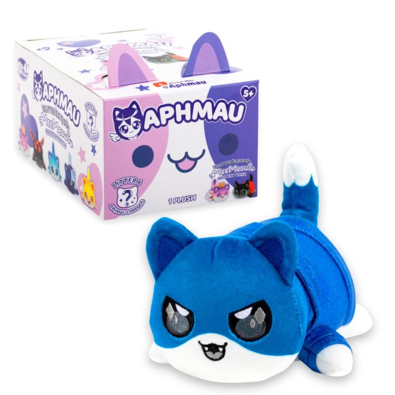 Producto oficial de la serie 6 de peluche Aphmau MeeMeow de 6 pulgadas