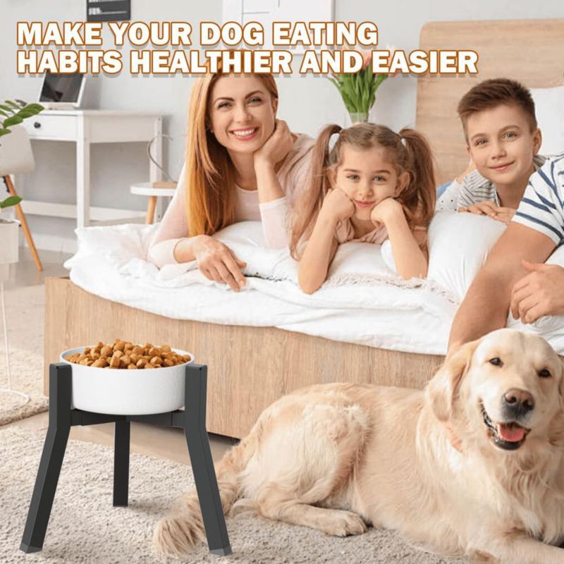 Soporte Elevado Ajustable para Comedero de Perro TIDANT 2 Unidades