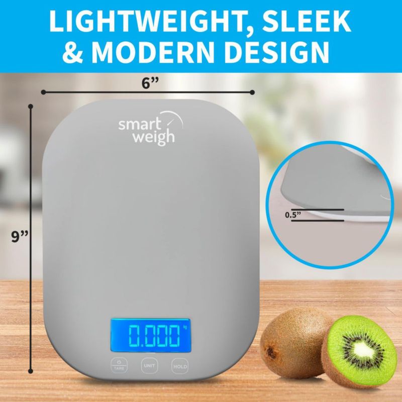 Báscula de Cocina Digital Smart Weigh Precisa 5 kg