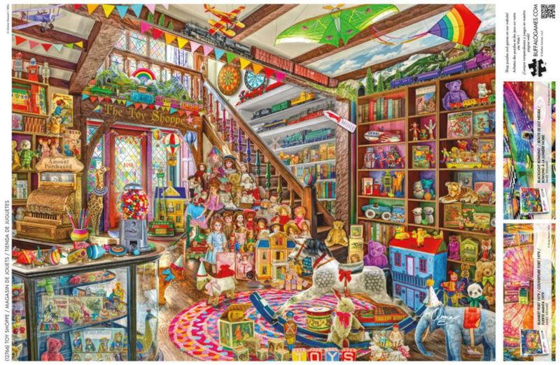 Rompecabezas Buffalo Games Toy Shoppe de 1000 piezas de Aimee Stewart