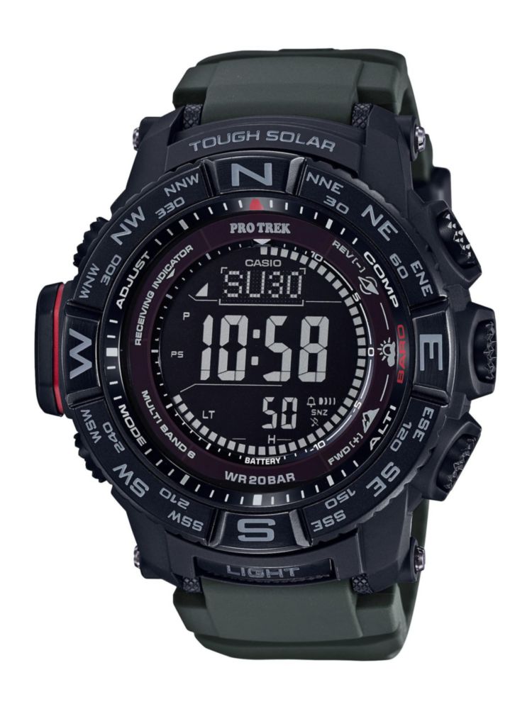 Reloj Casio PRW3500 Pro Trek Tough Solar Power negro