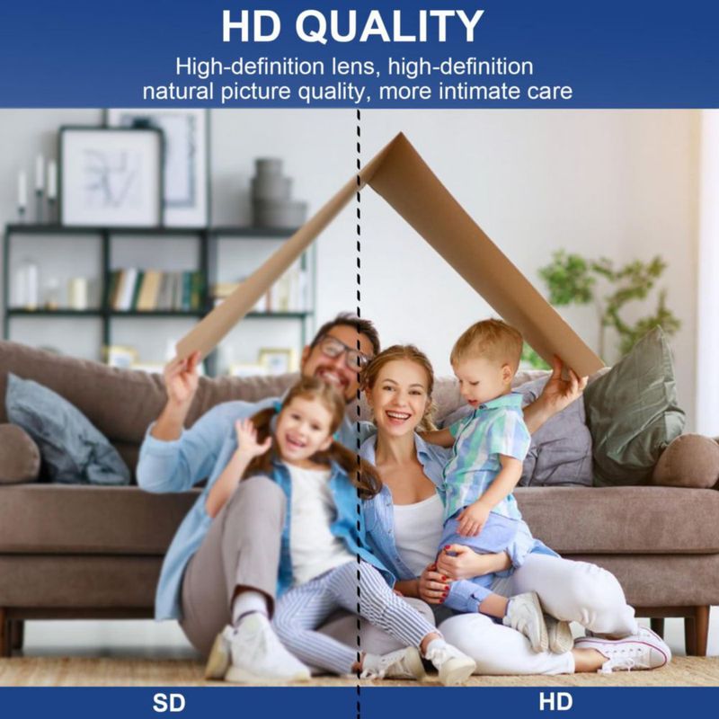 Cámara de Seguridad senri Paquete de 3 1080P HD WiFi Interior y Exterior