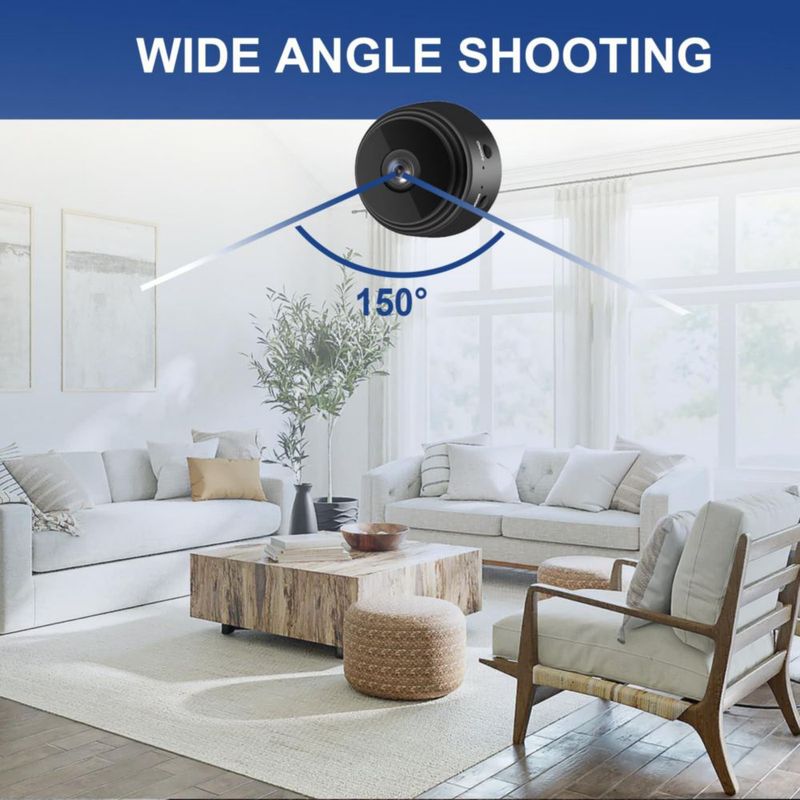 Cámara de Seguridad senri Paquete de 3 1080P HD WiFi Interior y Exterior