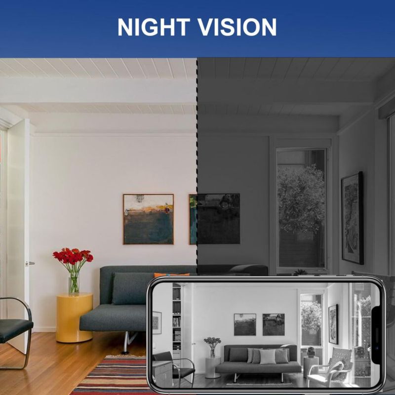 Cámara de Seguridad senri Paquete de 3 1080P HD WiFi Interior y Exterior