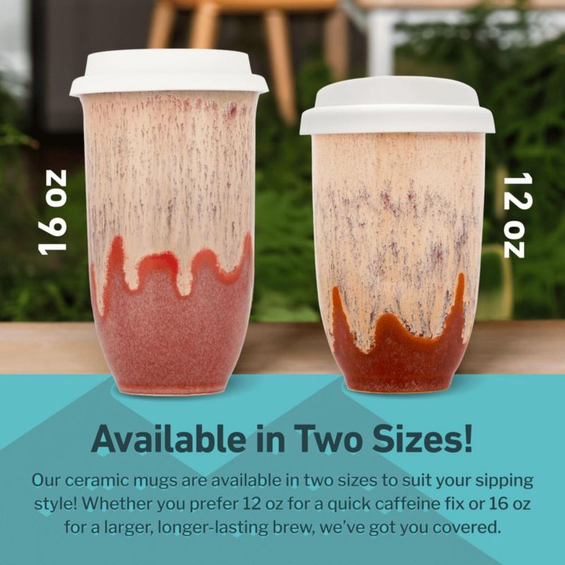 Vaso para Beber NOVA CERAMICS Jupiter 475 ml Apto para Microondas