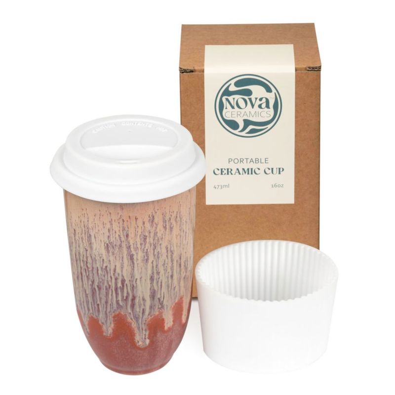 Vaso para Beber NOVA CERAMICS Jupiter 475 ml Apto para Microondas