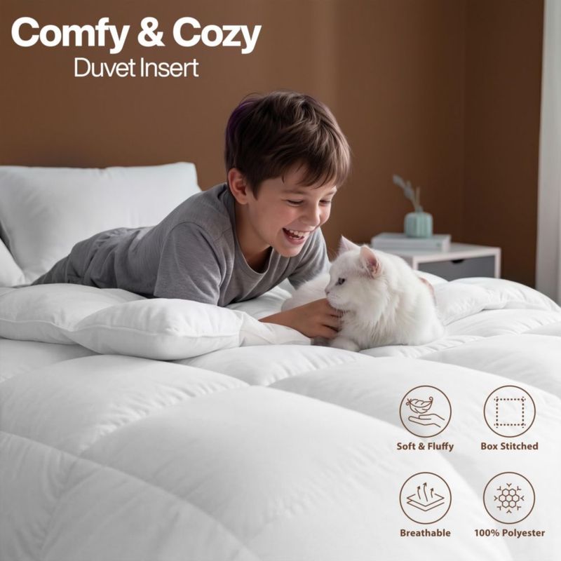 Cobertor Utopia Bedding para Cama Matrimonial Juego de 2 Edredones Acolchados