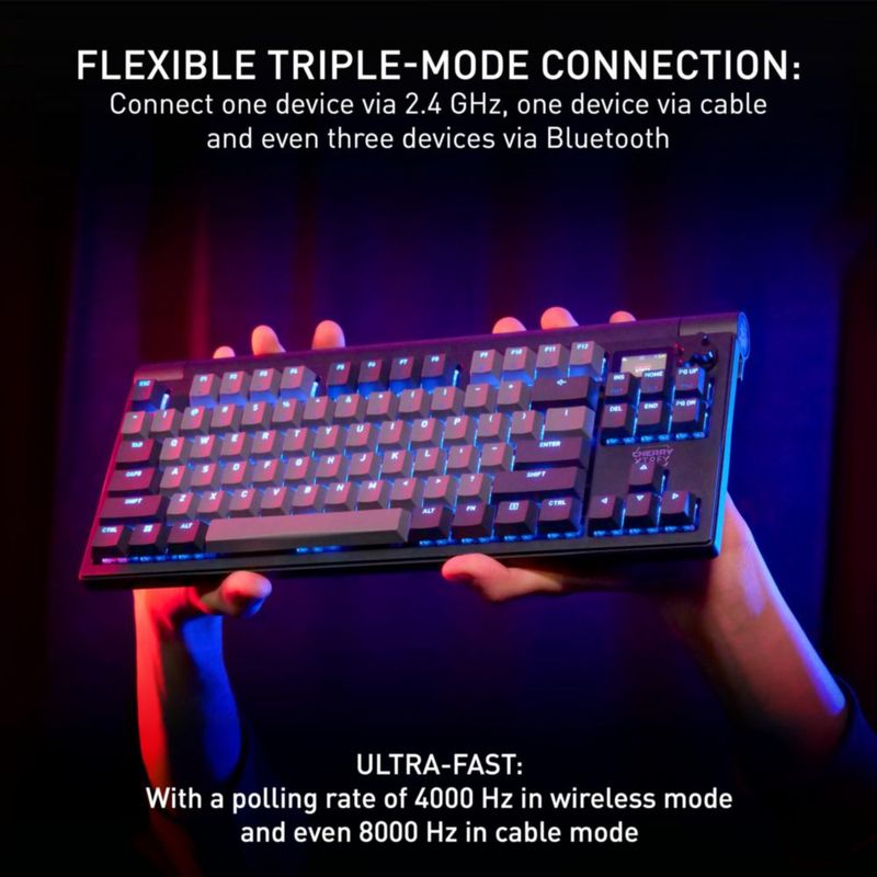 Teclado CHERRY XTRFY MX 8.3 TKL Mecánico Inalámbrico Hot Swap