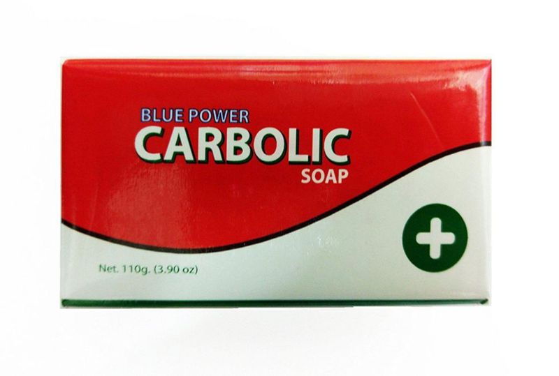 Jabón Carbolico Blue Power PowerBlue 125g Paquete de 3