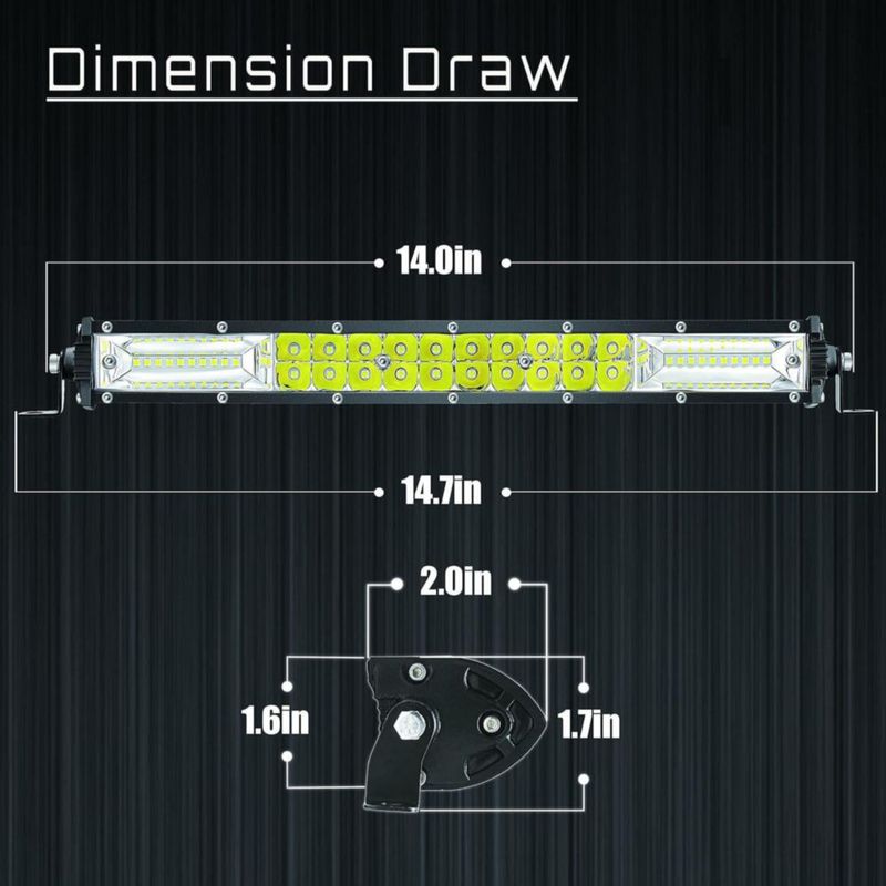 Kit de Barras LED SAN YOUNG 12" Slim 24V Impermeable