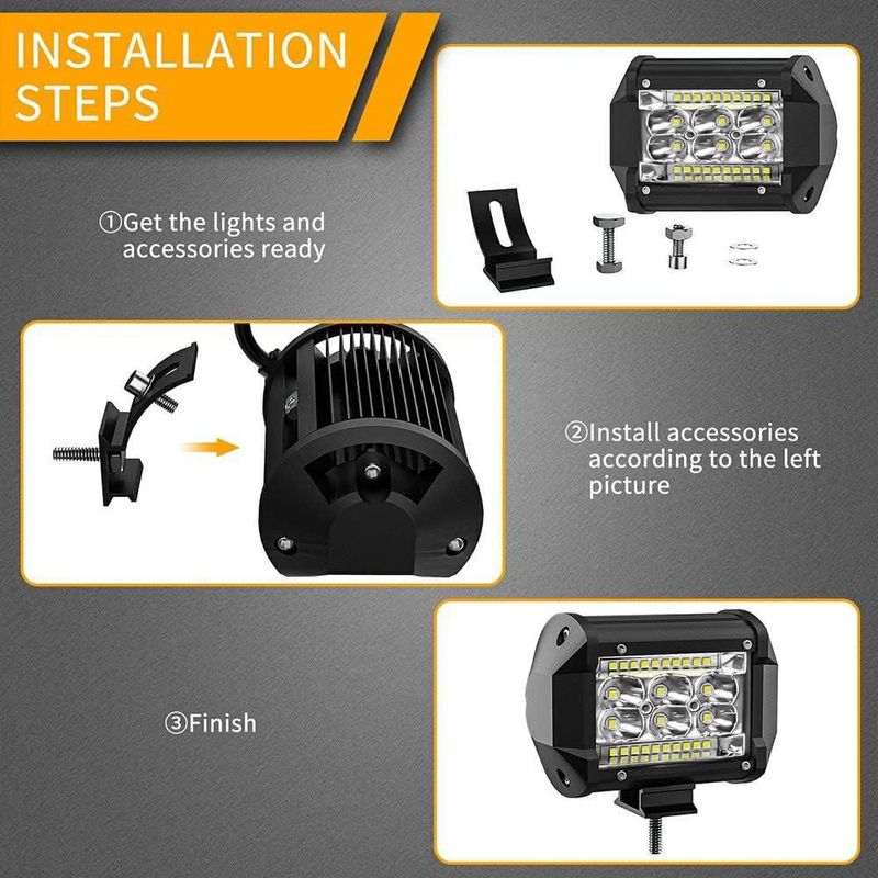 Kit de Barras LED SAN YOUNG 12" Slim 24V Impermeable