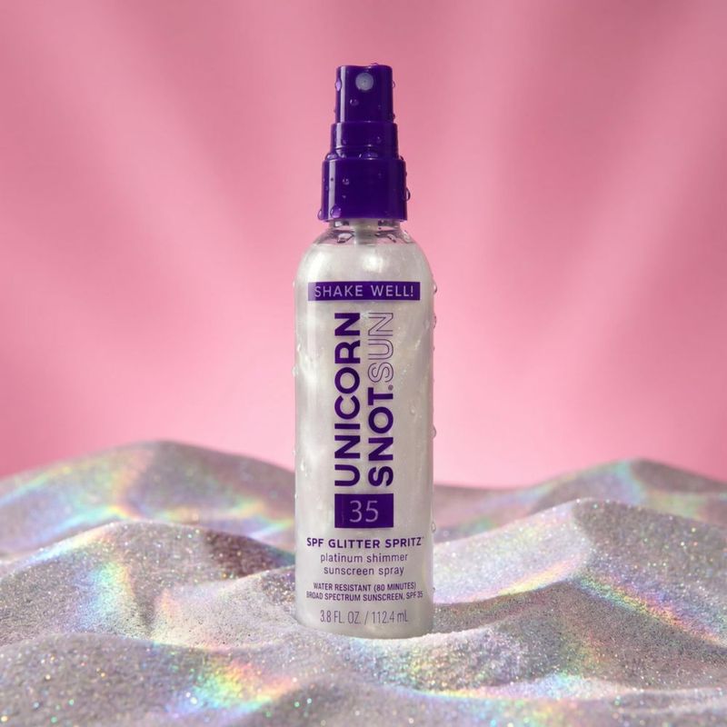 Spray Protector Solar Unicorn Snot SPF 35 con Brillo 112 ml