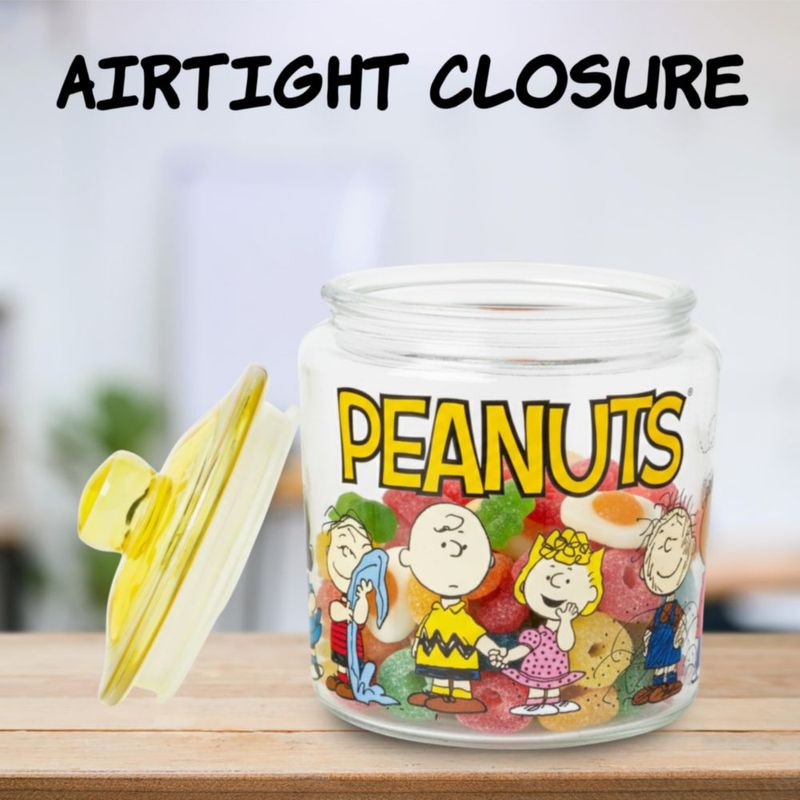 Recipiente para Alimentos Silver Buffalo Peanuts Frasco de Vidrio 15 cm