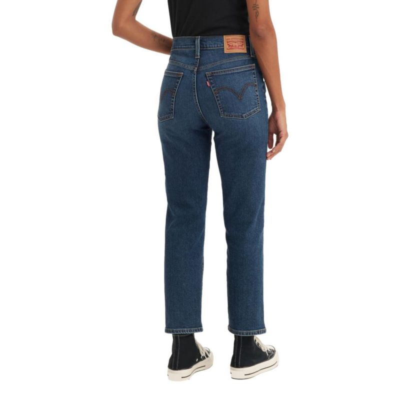Pantalones Levi's Wedgie Straight Jeans Indigo Stretch Talle 28 Regular