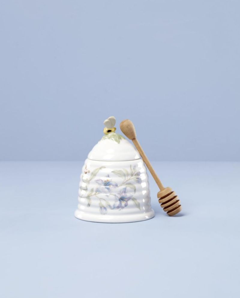 Recipiente para Almacenamiento de Alimentos Lenox Tarro de Miel Jardín de Mariposas