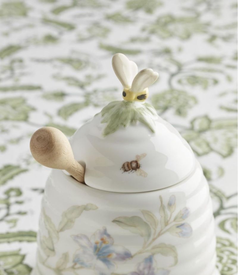 Recipiente para Almacenamiento de Alimentos Lenox Tarro de Miel Jardín de Mariposas
