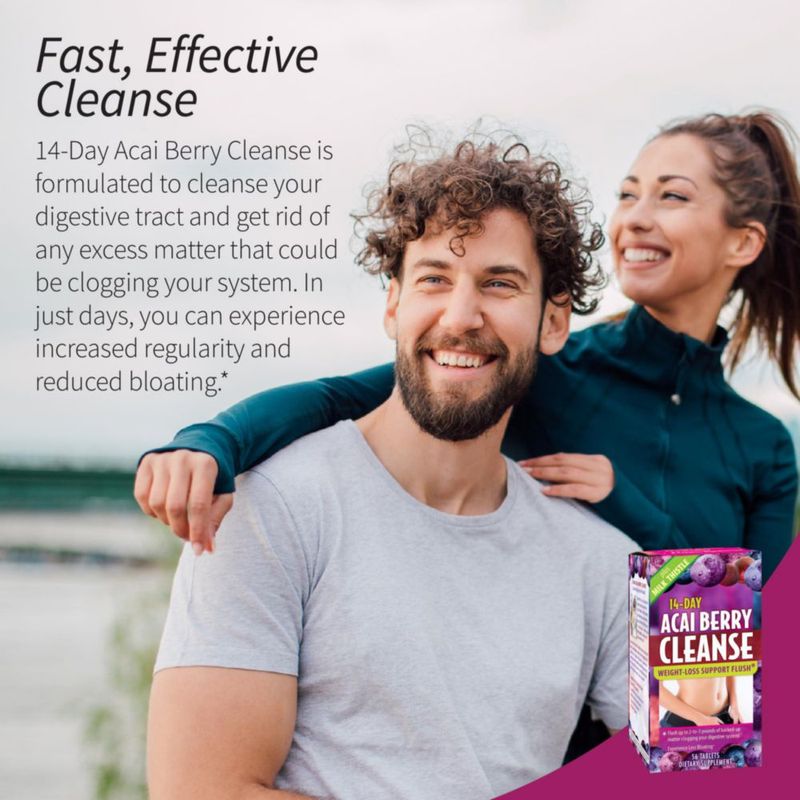 Suplemento Herbal Applied Nutrition Acai Berry Cleanse 84 cápsulas