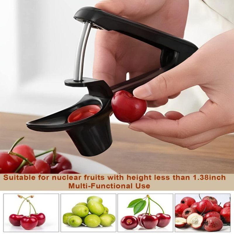 Descorazonador de Cerezas Honbuty de Acero Inoxidable Multifuncional