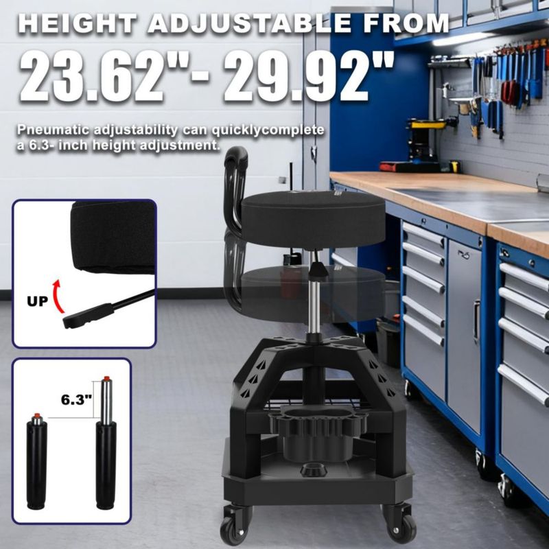 Banco Mecánico Rodante Ajustable FREEKYROCK 150 kg
