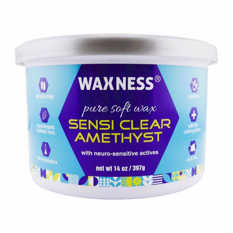 Cera Depilatoria Waxness Sensi Clear Amethyst 400g