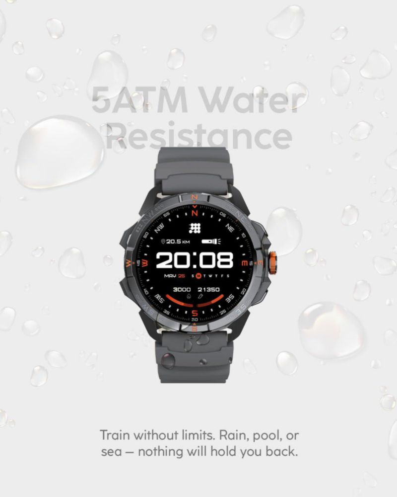 Smartwatch Cubitt Terra 1.48" AMOLED GPS Doble Banda 14 Días
