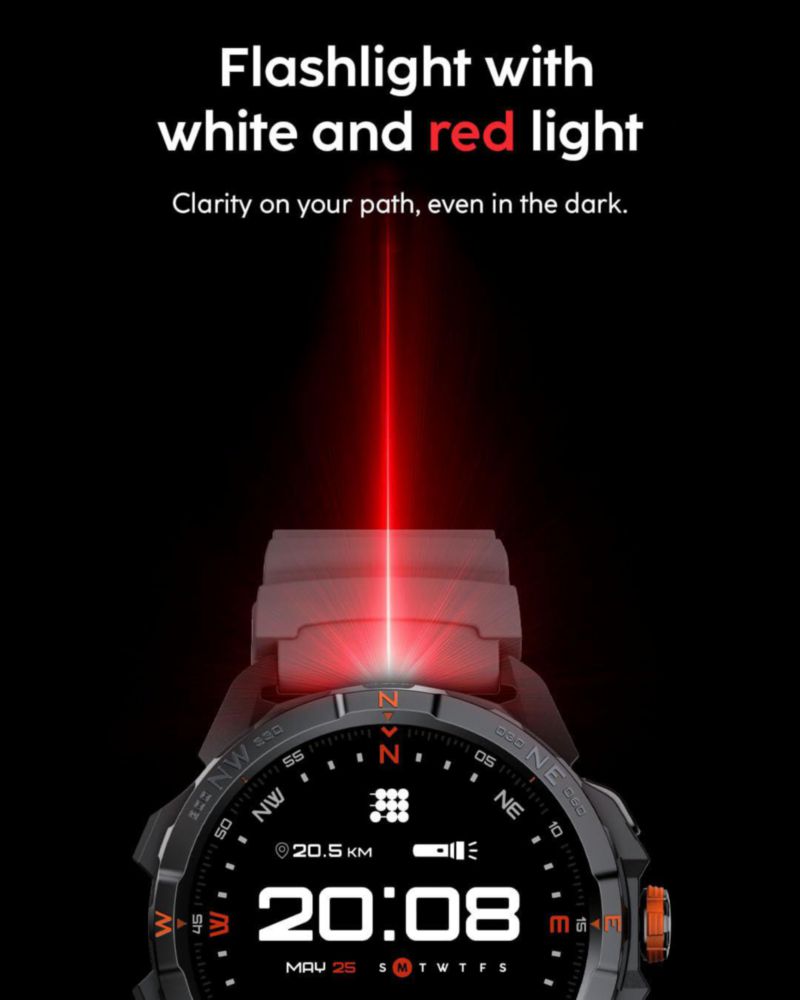 Smartwatch Cubitt Terra 1.48" AMOLED GPS Doble Banda 14 Días
