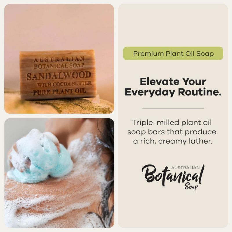 Paquete de 8 Jabones Australian Botanical Soap de 187 g cada uno