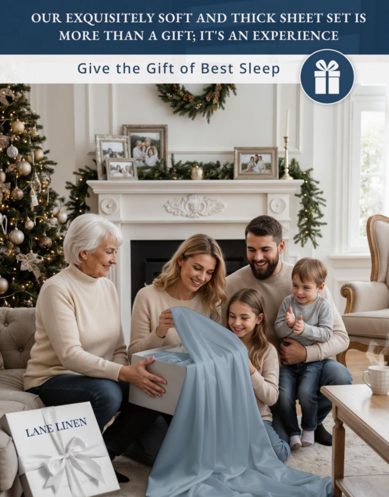 Juego de Ropa de Cama LANE LINEN Algodón Egipcio Mercerizado Full