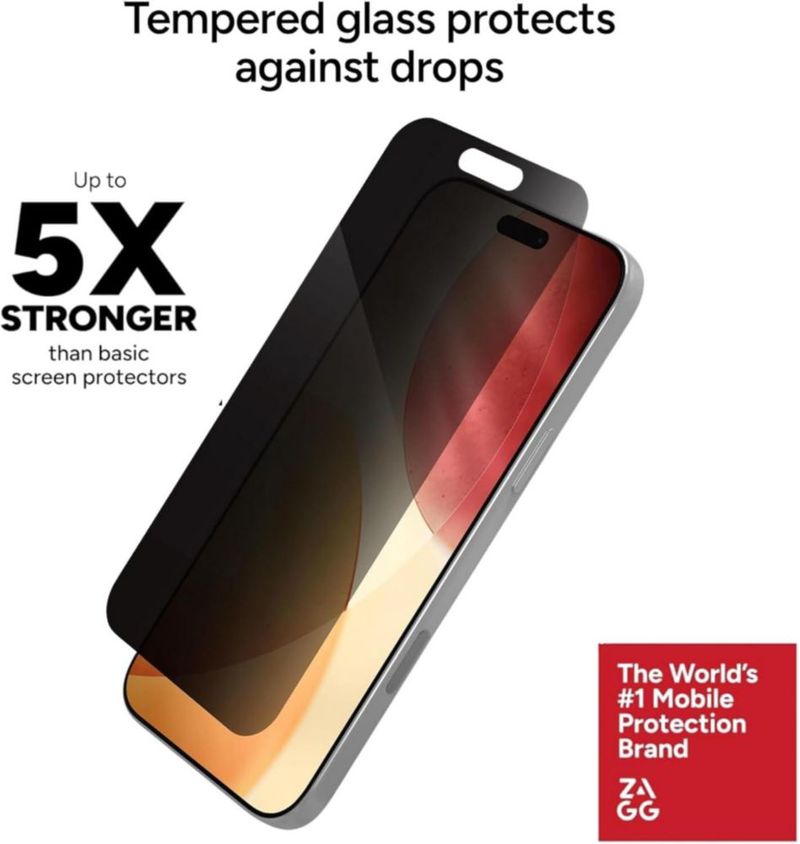 Protector de Pantalla ZAGG Glass Elite para iPhone 17e 14 16e y 13