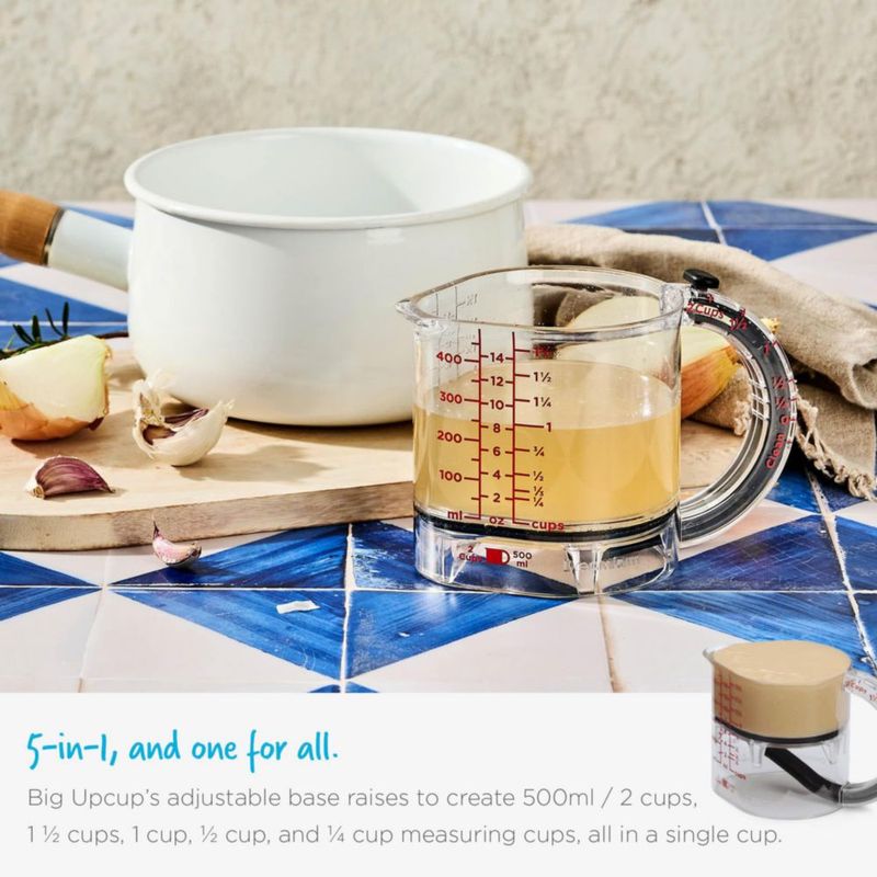 Taza Medidora Ajustable Dreamfarm Big Upcup 2 Tazas