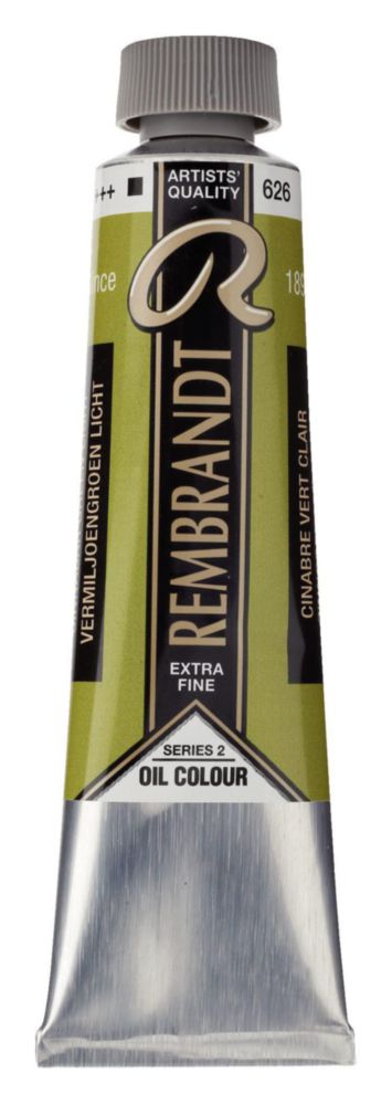 Pintura al Óleo Rembrandt Verde Cinabrio Claro 40 ml