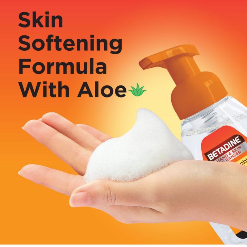 Espuma Antimicrobiana para Limpieza de Piel Betadine 237 ml