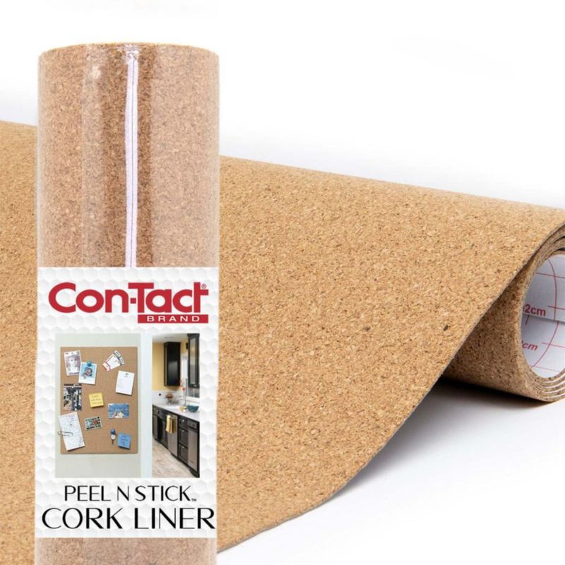 Rollo Adhesivo de Corcho Con-Tact para Forro de Muebles 46x122 cm