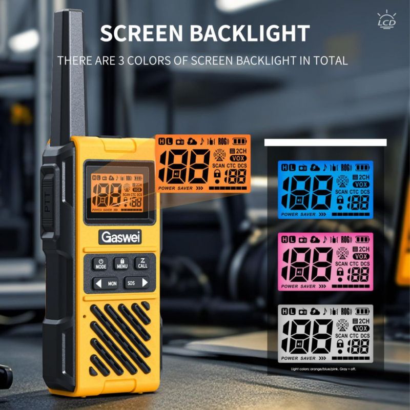 Radio de Dos Vías Gaswei G1pro+ IP67 Impermeable de Largo Alcance