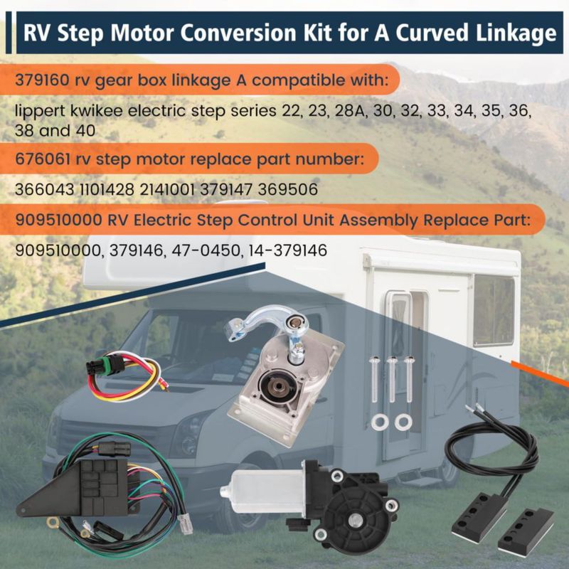 Kit de Conversión de Motor para Escalón de RV Sobalai para Serie Kwikee