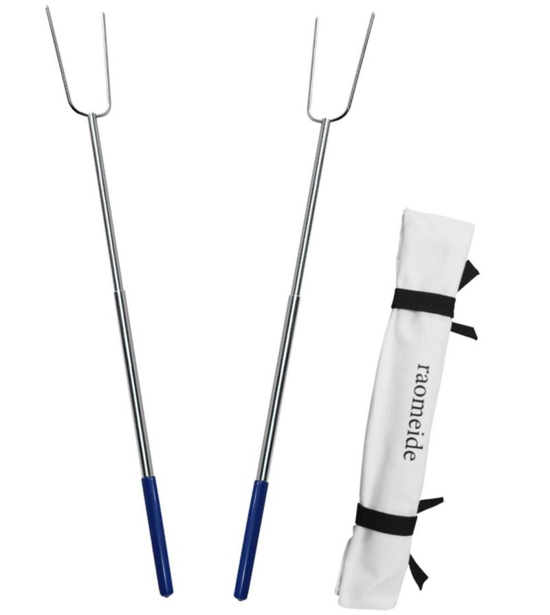 Pinchos RAOMEIDE para Fogata de 81 cm Resistencia Extra Paquete de 2