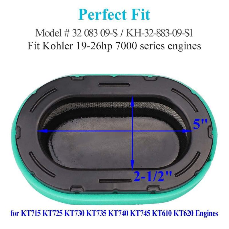 Kit de Filtro de Aire para Motor HOODELL KH-32-883-09-S1 Premium