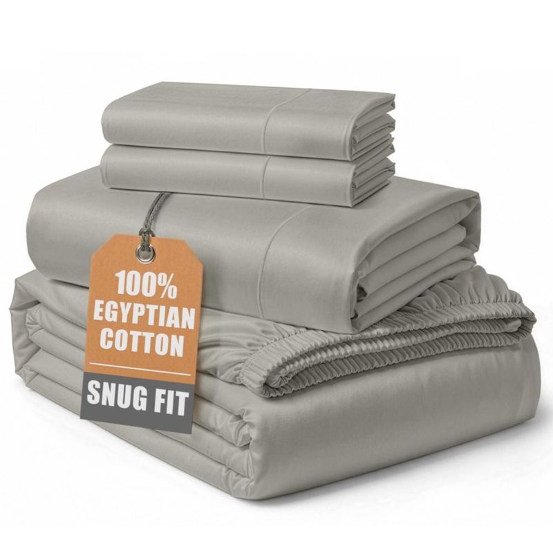 Juego de Ropa de Cama LANE LINEN Queen 100% Algodón Egipcio