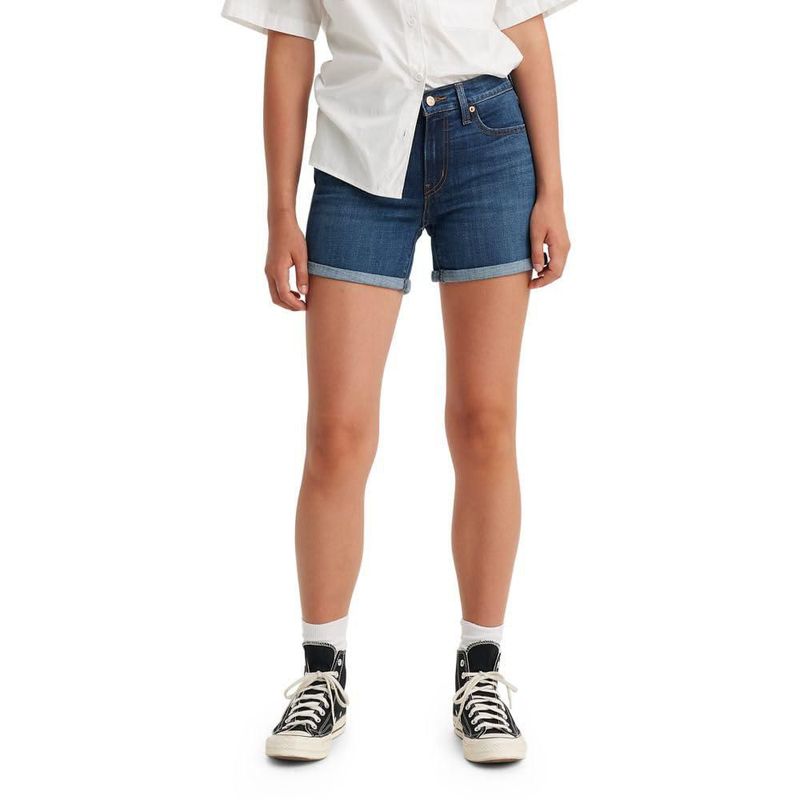 Shorts de Mezclilla Levi's para Mujer de Largo Medio Talle 28 Regular