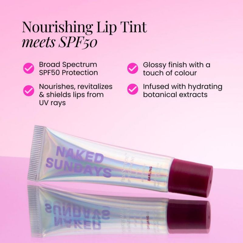 Bálsamo Labial Teñido con SPF 50 Sunscreen Naked Sundays 15 ml