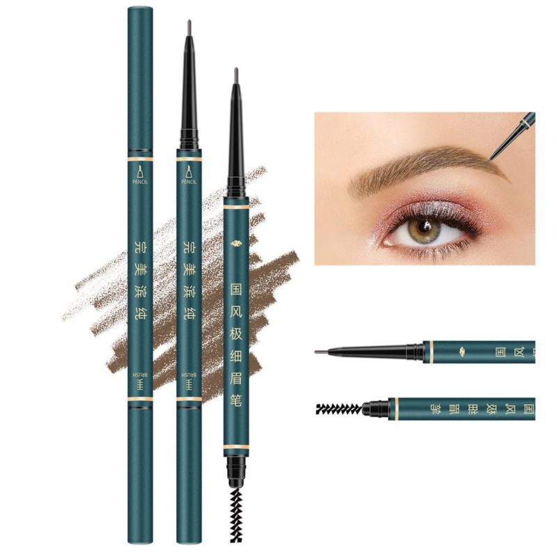Kit de 3 Lápices de Cejas BECHY Impermeables Marrón