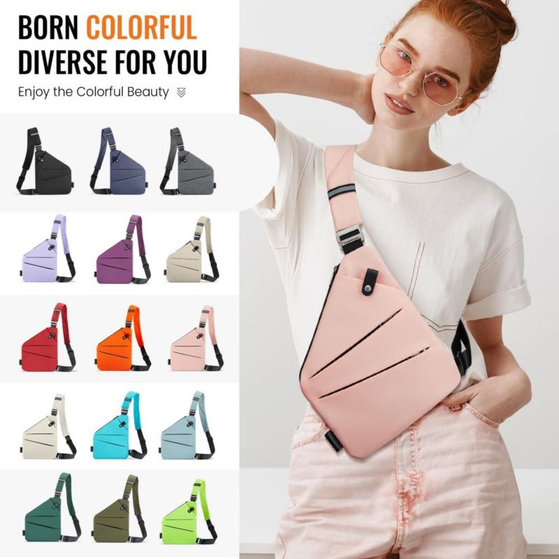 Bolso Bandolera Antirrobo WANDER+ WANDER PLUS Marfil