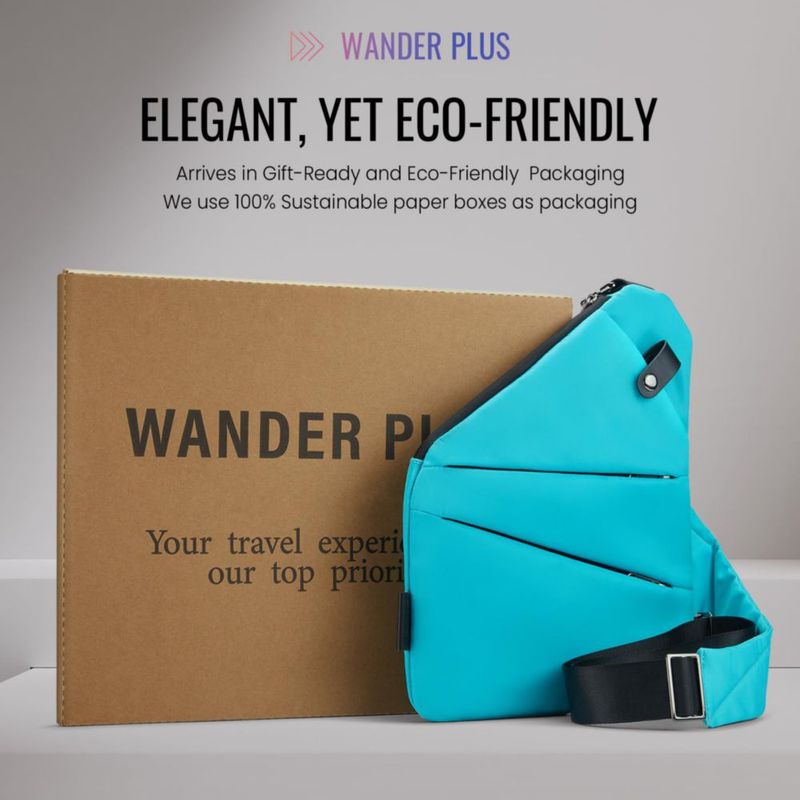 Bolso Bandolera Antirrobo WANDER+ WANDER PLUS Marfil