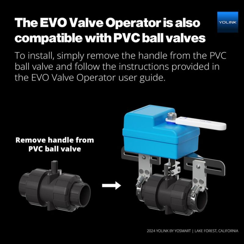 Controlador YoLink X3 Válvula de Agua Inteligente Remota Alexa