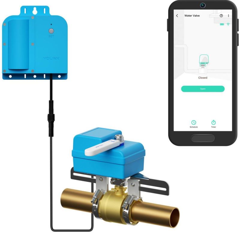 Controlador YoLink X3 Válvula de Agua Inteligente Remota Alexa